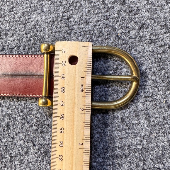 Ariat Leather Belt Womens 34 Red Ombre Western Equestrian Brass Buckle 10007055 main image 8